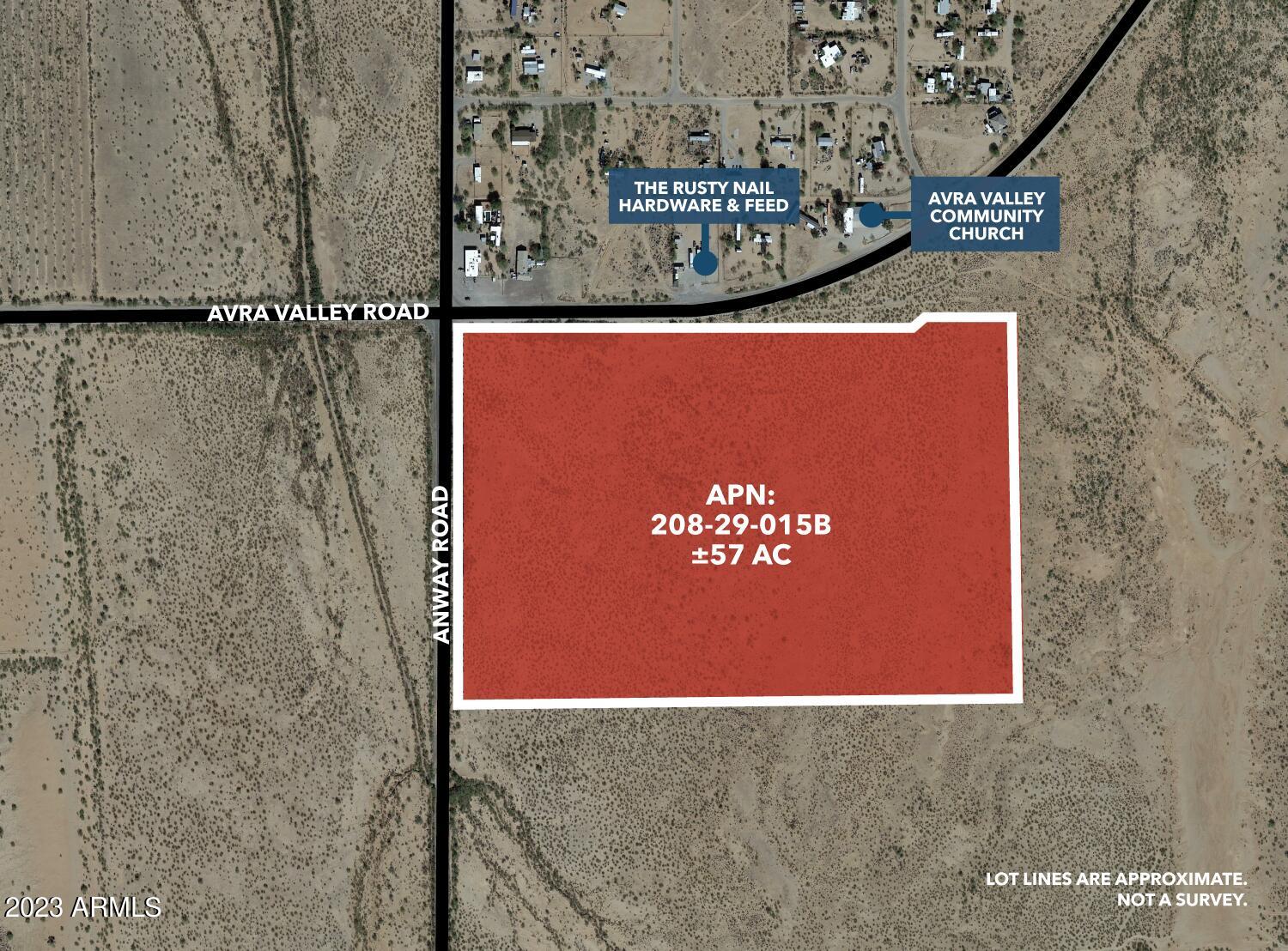 57acres W W Avra Valley Rd & Anway Rd. -, Marana, AZ 85653