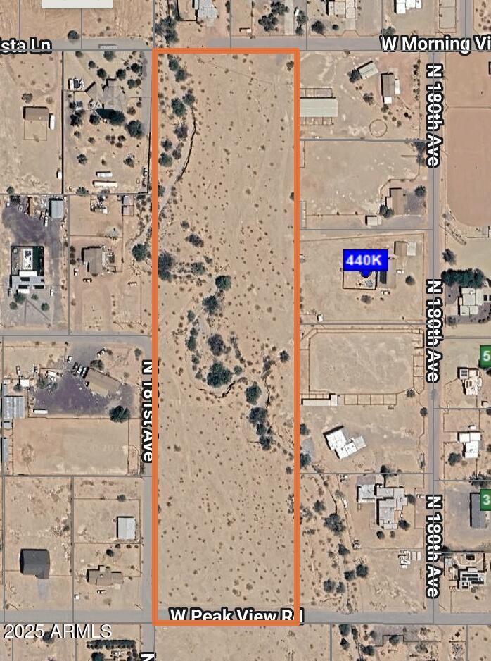 18044 W PEAK VIEW Road metes & bounds, Surprise, AZ 85387